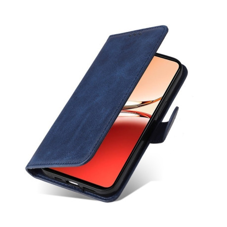 Чехол-книжка Stitching Calf Texture для OPPO Reno12 F/12 FS 4G - синий