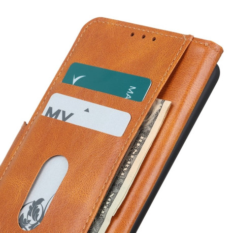Чохол-книжка Mirren Crazy Horse Texture Samsung Galaxy S21 FE - коричневий