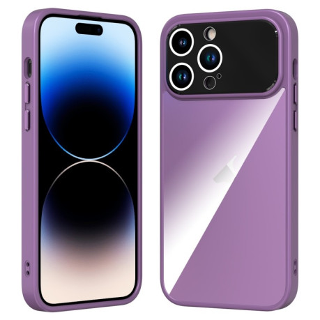 Протиударний чохол Large Window Acrylic для iPhone 15 Pro Max - фіолетовий