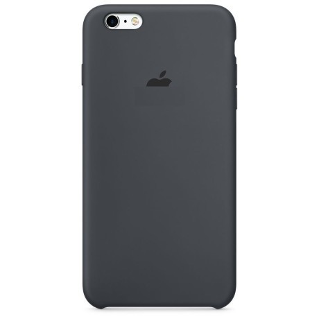 Силиконовый чехол Silicone Case на iPhone 6 Plus/6S Plus - темно-серый