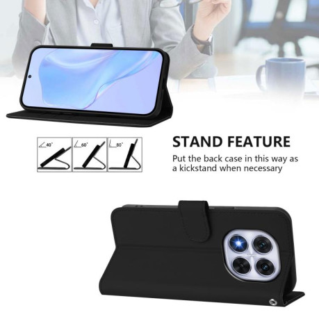 Чохол-книжка Skin Feel S-type для Xiaomi Redmi Note 14 Pro 5G/Poco X7 - чорний