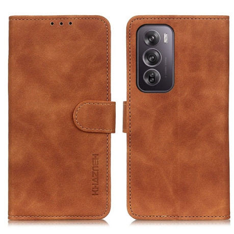 Чохол-книжка KHAZNEH Cowhide Texture на OPPO Reno 12 Pro 5G Global - коричневий