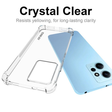 Противоударный чехол ENKAY Clear для Xiaomi Redmi Note 12 4G  - прозрачный