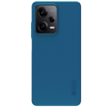 Чехол NILLKIN Frosted Shield усиленный матовый на Xiaomi Redmi Note 12 Pro 5G/Poco X5 Pro - синий