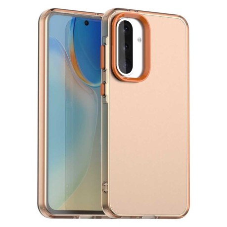 Противоударный чехол Candy Series для Samsung Galaxy A36 5G - оранжевый