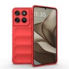 Силиконовый чехол Magic Flannel для Motorola Edge 70 5G Global — красный