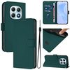 Чехол-книжка с мягким покрытием (Skin Feel) со шнурком на Xiaomi Redmi Note 15 4G / 5G /Poco M8  — тёмно-зелёный