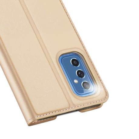 Чехол-книжка DUX DUCIS Skin Pro Series на Samsung Galaxy M52 5G - золотой