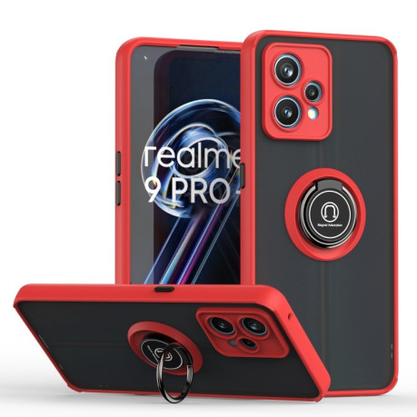 Противоударный чехол Q Shadow 1 Series для Realme 9 Pro - красный
