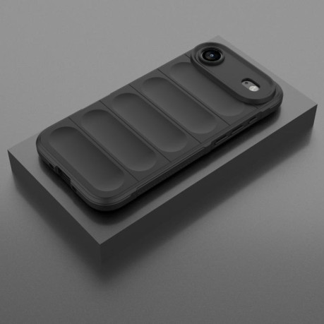 Силиконовый чехол Magic Flannel для iPhone Air - черный