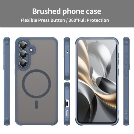 Чохол Fan Dun Series гібрид з Magsafe та захистом камери на Samsung Galaxy S25 FE 5G - синій