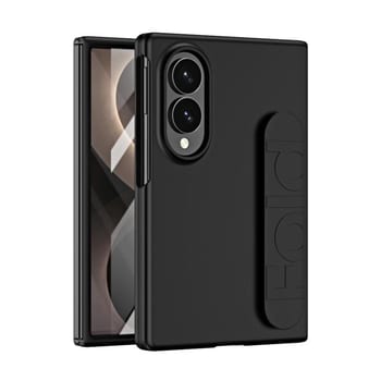 Чехол Skin Elastic Wrist Grip Back Cover на Galaxy Fold8 5G — черные