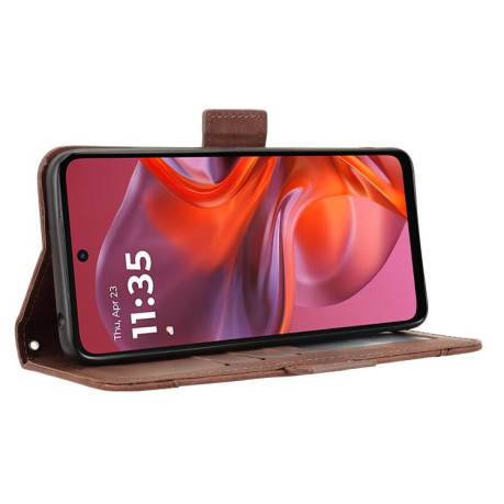 Чохол-книжка Skin Feel Calf Motorola Moto G05 4G / E15 4G - коричневий