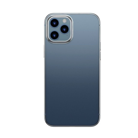 Силіконовий чохол Baseus Shining Case для iPhone 12 Pro / iPhone 12 - сріблястий