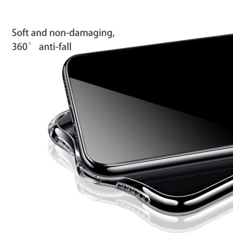 Противоударный чехол Mutural Qingtou Series для iPhone 13 Pro Max - прозрачный
