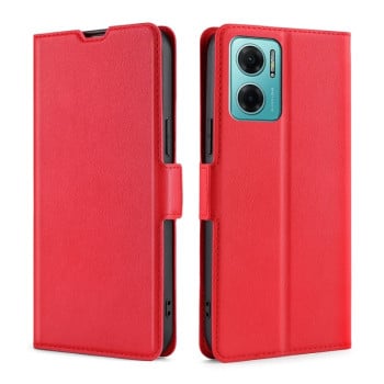 Чехол-книжка Voltage Side Buckle для Xiaomi Redmi Note 11E/Redme 10 5G - красный