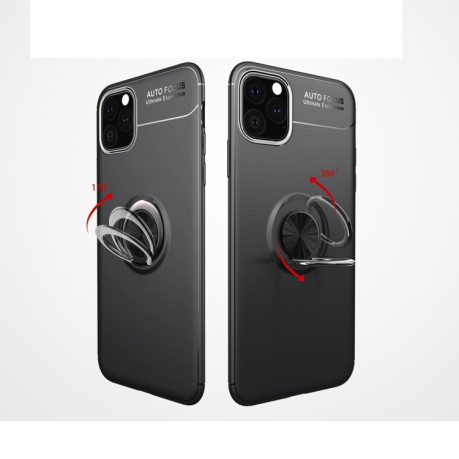Противоударный чехол lenuo на iPhone 11Pro Max- черно-красный