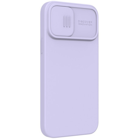 Силиконовый чехол NILLKIN CamShield (MagSafe) для iPhone 13 Pro Max- фиолетовый