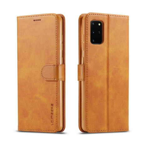 Чохол-книжка LC.IMEEKE Calf Texture Samsung Galaxy A51 / M40S -коричневий