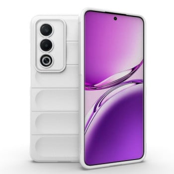 Силіконовий чохол Magic Flannel для OPPO A80 5G/A3 Pro - білий