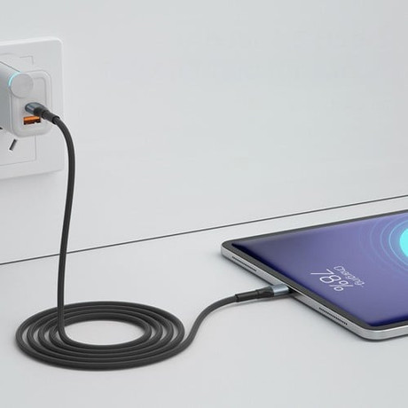 Оригинальный кабель 3mk Protection Hyper Cable N-SERIES USB-C / USB-C 2m 20V/3A 60W — чёрный