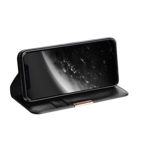 Кожаный Чехол-книжка DZGOGO ROYALE Series Magnetic на iPhone 11 Pro - Черный