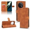 Чехол-книжка Skin Feel Magnetic для OnePlus 11 - коричневый
