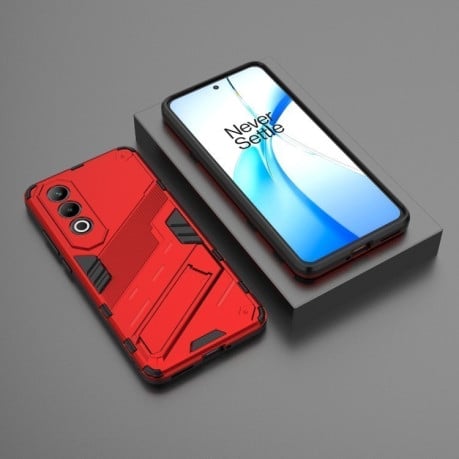 Противоударный чехол Punk Armor на OnePlus Nord CE 4 5G Global - красный