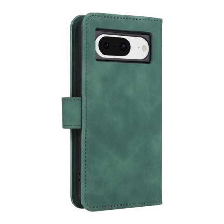 Чехол-книжка Skin Feel Magnetic Flip Leather на Google Pixel 8 - зеленый
