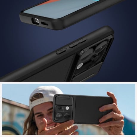 Чехол Tech-Protect Velar Cam на Xiaomi Redmi Note 13 Pro 5G / Poco X6 5G - black