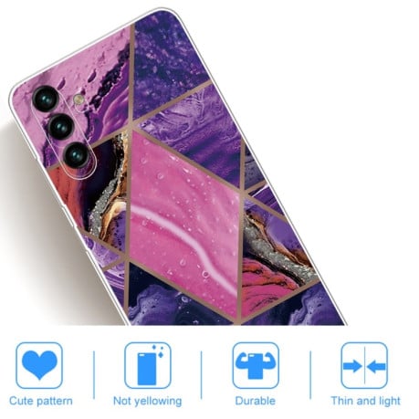Протиударний чохол Abstract Marble Pattern для Samsung Galaxy A04s/A13 5G - темно-фіолетовий