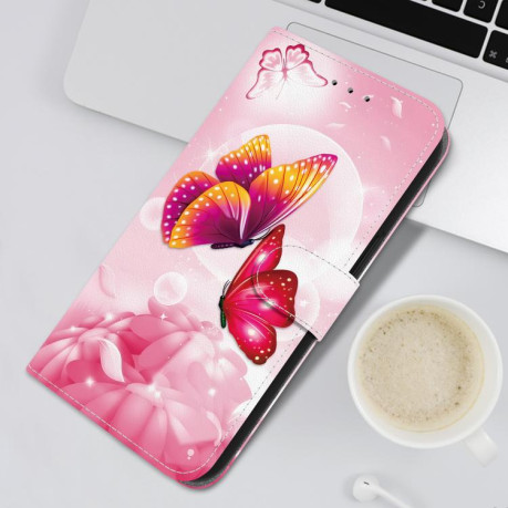 Чехол-книжка Colored Drawing Series на Motorola Moto G85 5G - разноцветный