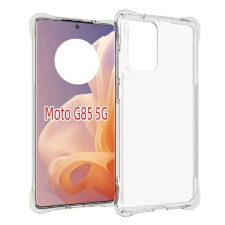 Противоударный чехол Thickening на Motorola Moto G85 - прозрачный