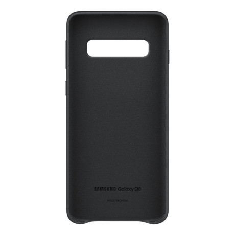 Оригінальний чохол Samsung Leather Cover Samsung Galaxy S10 -black (EF-VG973LBEGRU)