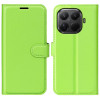 Чехол книжка Litchi Texture Horizontal Flip Leather для Xiaomi 17T — зелёный