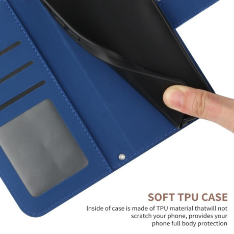 Чохол-книжка Skin Feel Sun Flower для Motorola Edge 50 Neo 5G - синій
