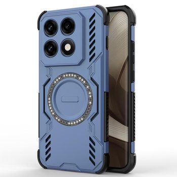 Протиударний чохол Butterfly Armor з MagSafe на Motorola Edge 70 Pro 5G Global — синій