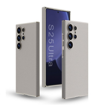 Чохол GKK Skin-feeling Leather для Samsung Galaxy S25 Ultra 5G - Gray