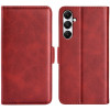 Чехол-книжка Dual-side Magnetic Buckle для Samsung Galaxy A05 - красный