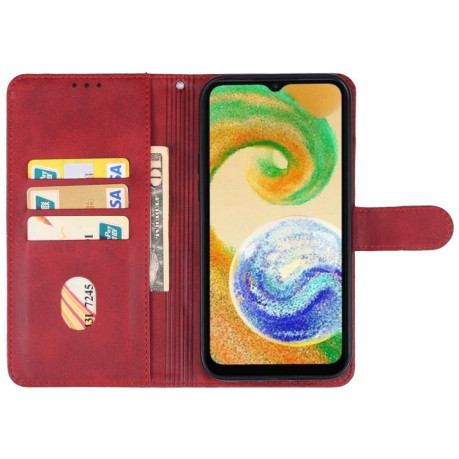 Чехол-книжка EsCase Leather для Samsung Galaxy A05s - красный
