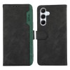 Чехол-книжка ABEEL с магнитной фиксацией RFID-экранирование на Samsung Galaxy A57 5G — чёрный/зелёный