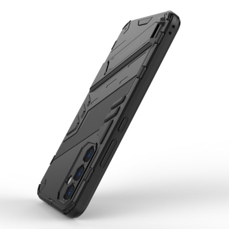 Противоударный чехол Punk Armor для Samsung Galaxy A34 5G - черный
