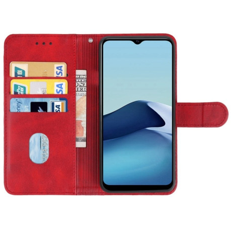Чехол-книжка EsCase Leather для Vivo Y20 India / Y30 China / iQOO U1X / Y20S / Y12S / Y11S / Y20i / Y20A / Y20G / Y30G / iQOO U3X / Y12s 2021 - красный