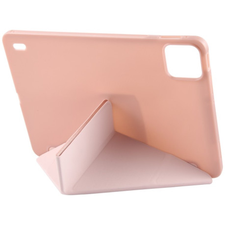 Чехол-книжка Demation Silicone Leather для Xiaomi Pad 7 / 7 Pro - розовое золото