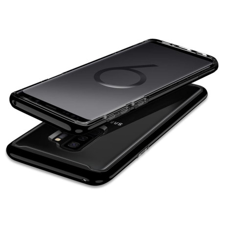 Оригинальный чехол Spigen Neo Hybrid Crystal Galaxy S9+ Plus Midnight Black