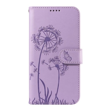 Чехол-книжка Dandelion Embossed Pattern Flip Leather для OnePlus 13R 5G Global - фиолетовый