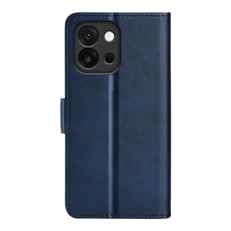 Чехол-книжка Dual-side Magnetic Buckle для OnePlus 13T - синий