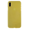 Ультратонкий чохол Back Cover для iPhone X/XS - жовтий