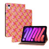 Чехол-книжка Color Weave для iPad mini 6 - пурпурно-красный