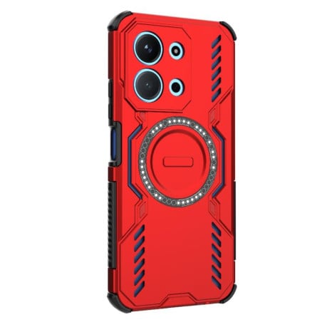 Протиударний чохол Butterfly Armor з MagSafe на Xiaomi Redmi 15C 5G / 4G EU 173mm - червоний